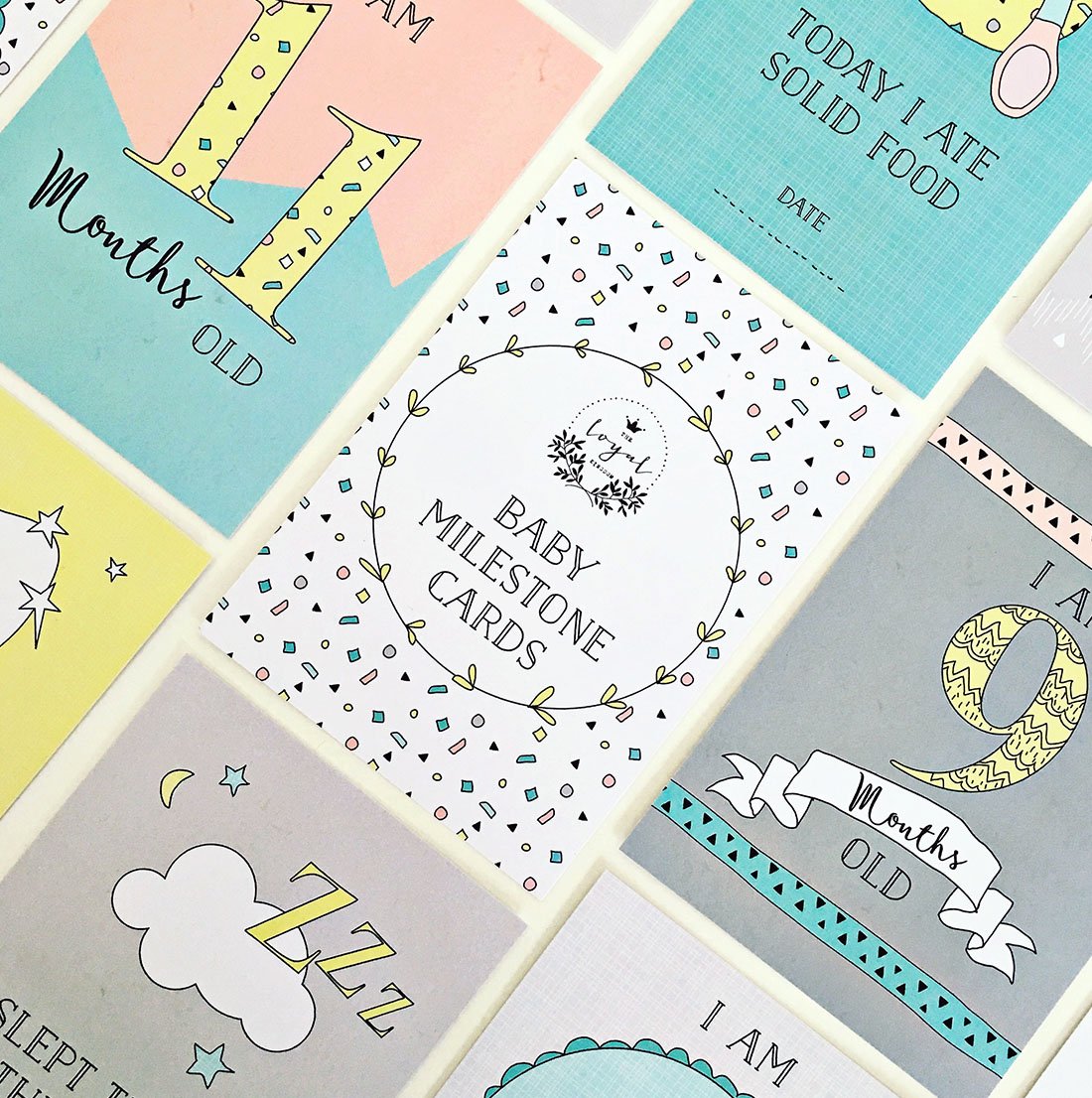 Baby milestone best sale cards big w